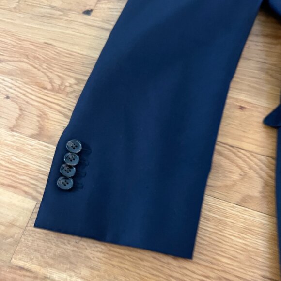 Suit Supply Pure Wool Super 110s Perennial Made in Italy Navy Blue Blazer – 42L - Picture 5 of 8